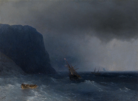 Survivors by Ivan Aivazovsky, 1876