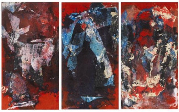 3 works; Triptychon