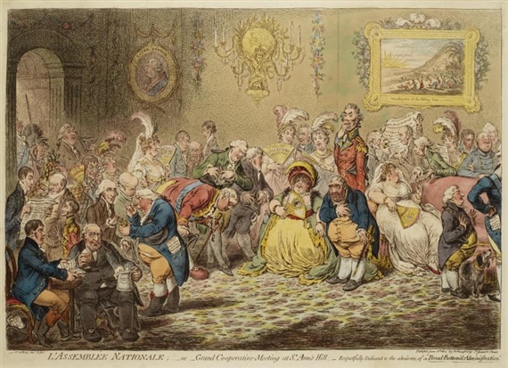 Assemblée Nationale by James Gillray, 1804