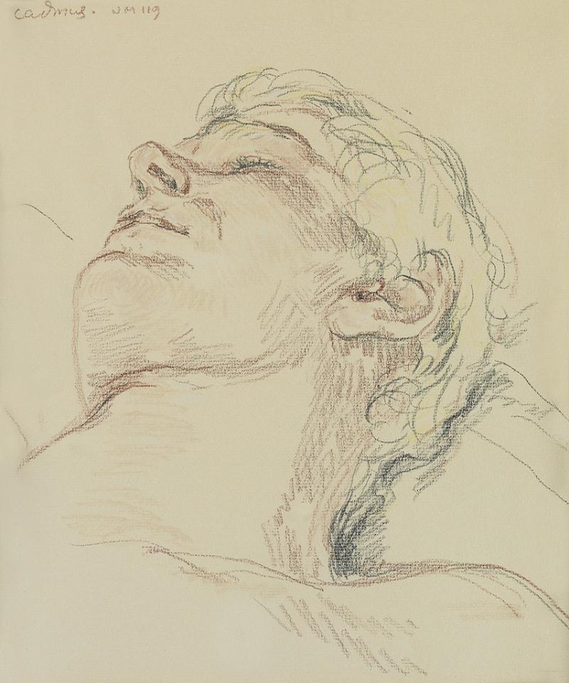 Paul Cadmus Seated Male Nude (NM 96) (1972) MutualArt