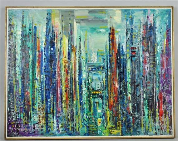 Vibrating City by Charles Melohs, 1960