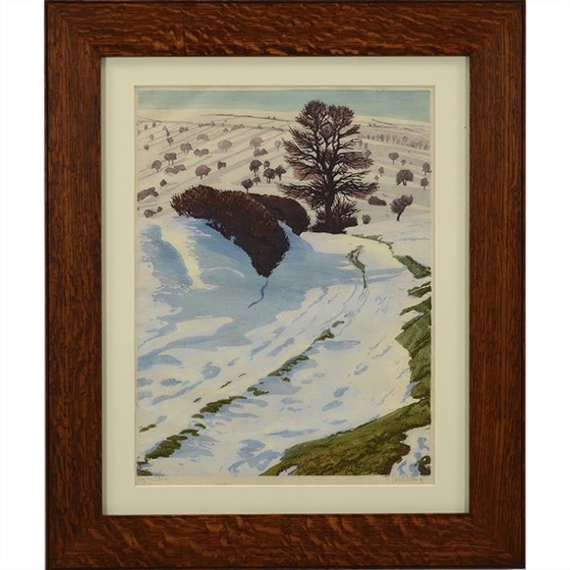 Path in the Snow by Paul Leschhorn