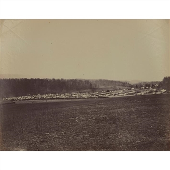 Full Army Regiment in Review Formation Near Chattanooga - Isaac H. Bonsall