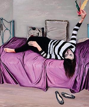 Artwork by Shi Liang, Leisure Time, Made of Oil on canvas