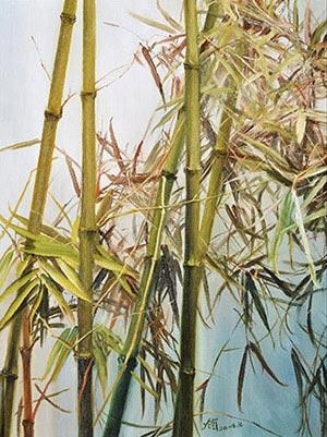 Artwork by Leng Jun, Bamboo, Made of Oil on canvas