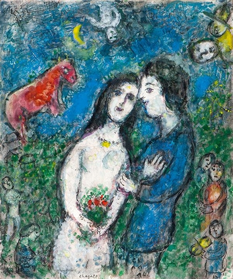 Marc Chagall | Le rêve des amoureux (1981) | MutualArt