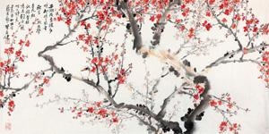 Plum Blossom And Bird by Jia Guangjian, 2012