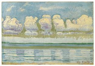 Genfersee mit Jura by Ferdinand Hodler, 1909