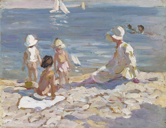 Dorothea Sharp | At the beach | MutualArt