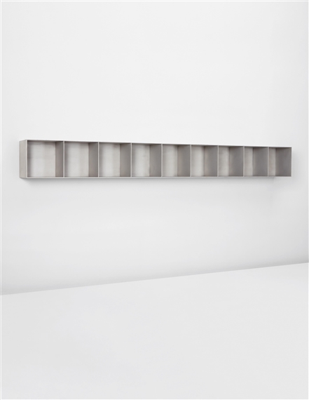 Unique early wall-mounted shelf by Maarten van Severen, 1995