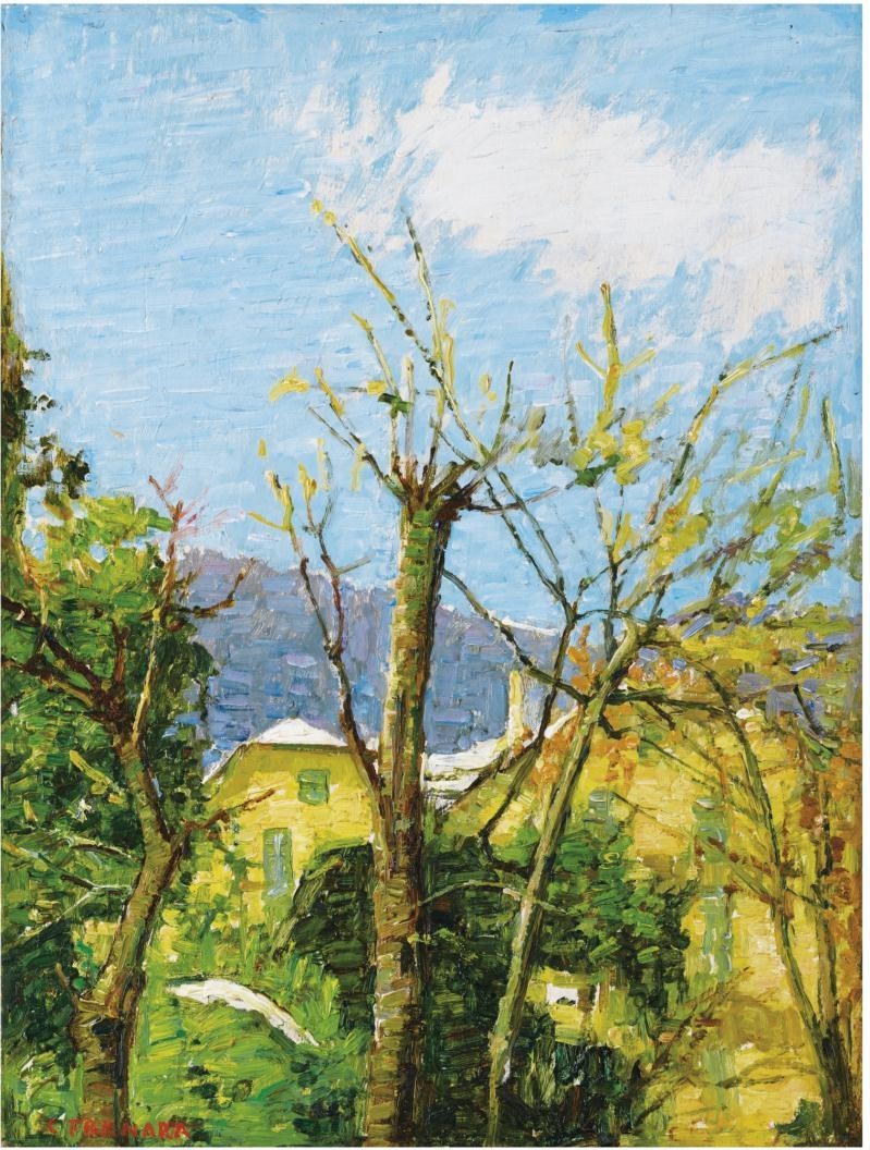 Artwork by Carlo Fornara, SUN OF MAY, Made of Oil on plywood