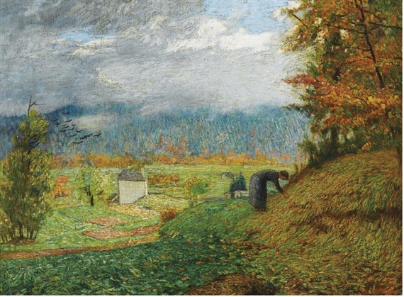 THE HARVEST OF ACORNS by Carlo Fornara