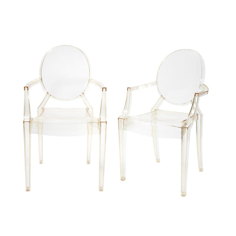 Louis Ghost Armchairs by Philippe Starck, 2002