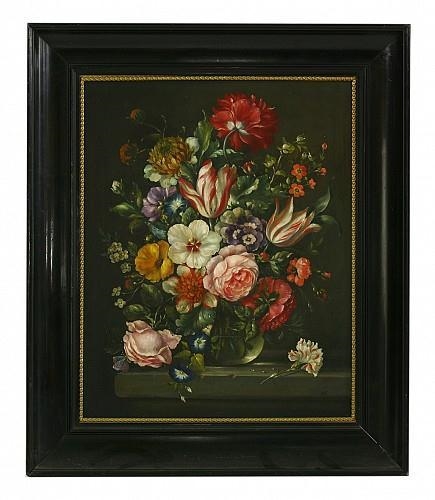 Jacob van Walscapelle | A Garland of Flowers and Fruit Bound Together ...
