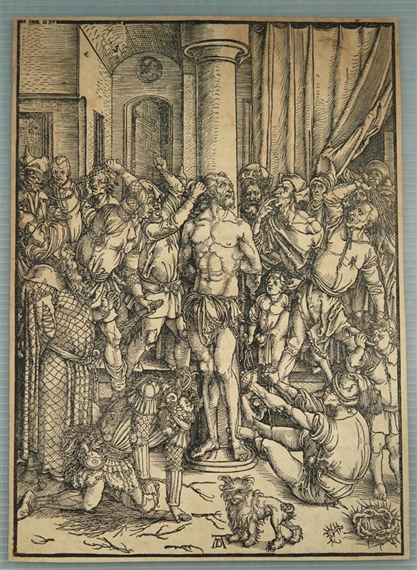 THE FLAGELLATION OF CHRIST by Albrecht Dürer, circa  1497