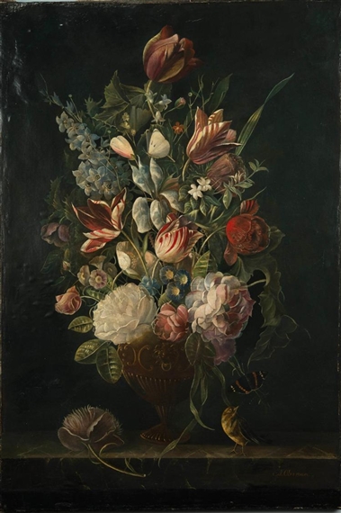 FLORAL STILL LIFE by Anthony Oberman