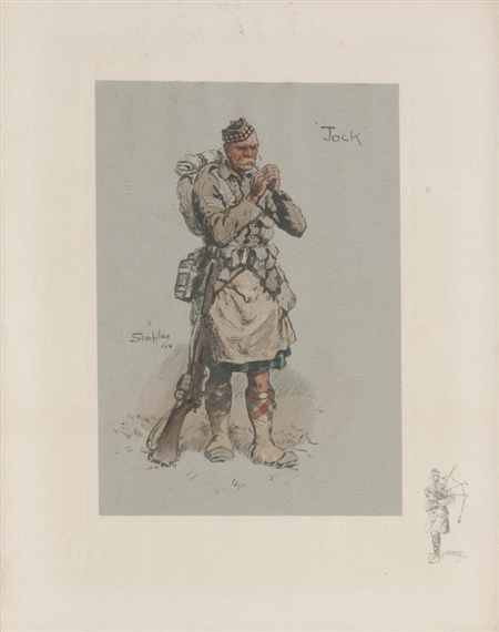 2 works; Jock and Jock (K.I) by Charles Johnson Payne, Circa 1915
