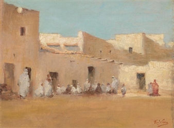 Straßenszene in Marokko - Emmanuel Vierin