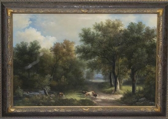 Pastoral Landscape - J. Berg