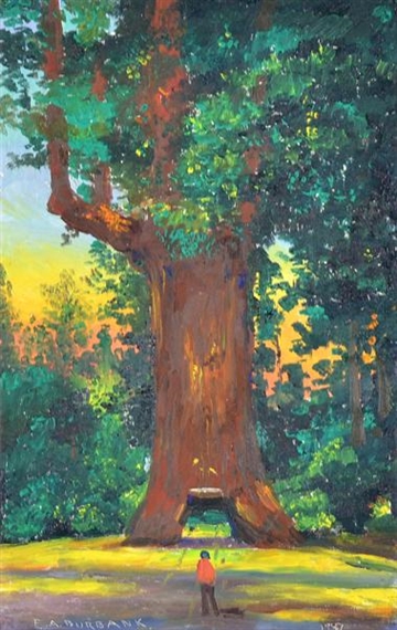 The Chandelier Tree, Underwood Park by Elbridge Ayer Burbank, 1947