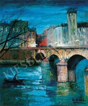 Corini Margit Evening On The Bank Of The Seine In Paris Mutualart