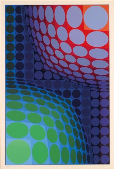 Victor Vasarely | Bi-Vega (1968 - 1975) | MutualArt