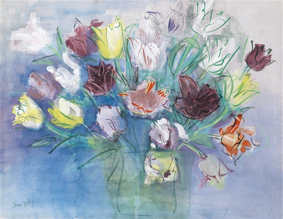 BOUQUET DE TULIPES by Jean Dufy, circa 1935