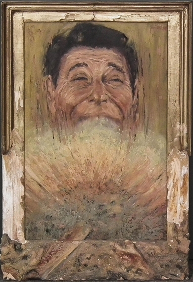 "Where's the Rest of Me" - Study of Ronald Reagan by Guy Nicholls, 1986