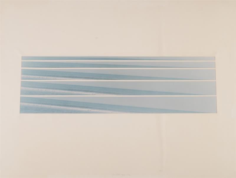 Artwork by Jan Dibbets, SEA, Made of Color photomontage