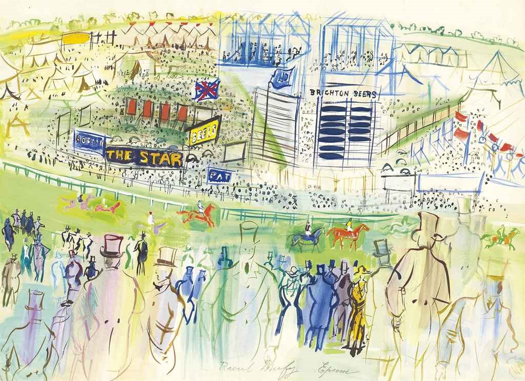 ラウル・デュフィ　LE CHAMP DE COURSES A ASCOT ラウル・デュフィ LE CHAMP DE COURSES A ASCOT Le Champ de