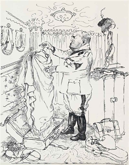 Mussolini, der Kolonialist by George Grosz, 1935