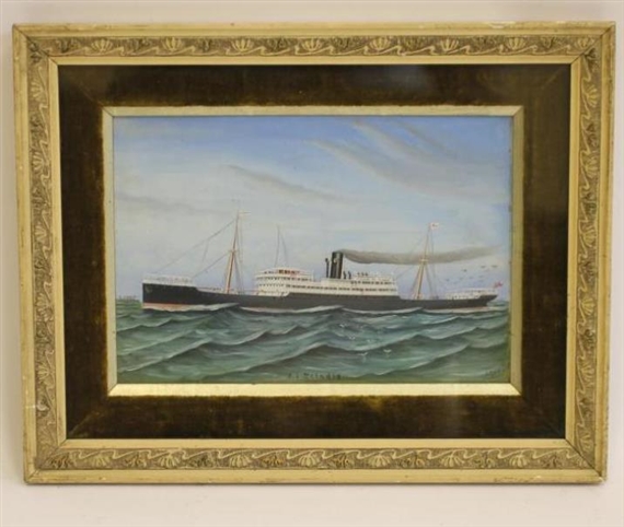 S.S. Seindid On the High Seas by J. Bell