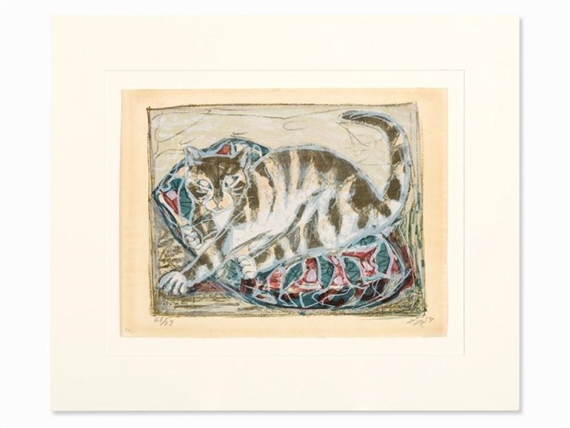 Cat by Otto Dix, 1959