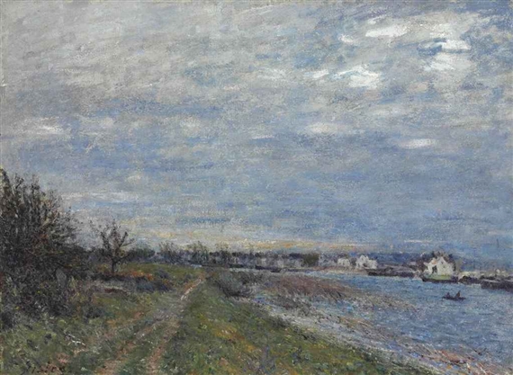 Saint-Mammès by Alfred Sisley, 1880