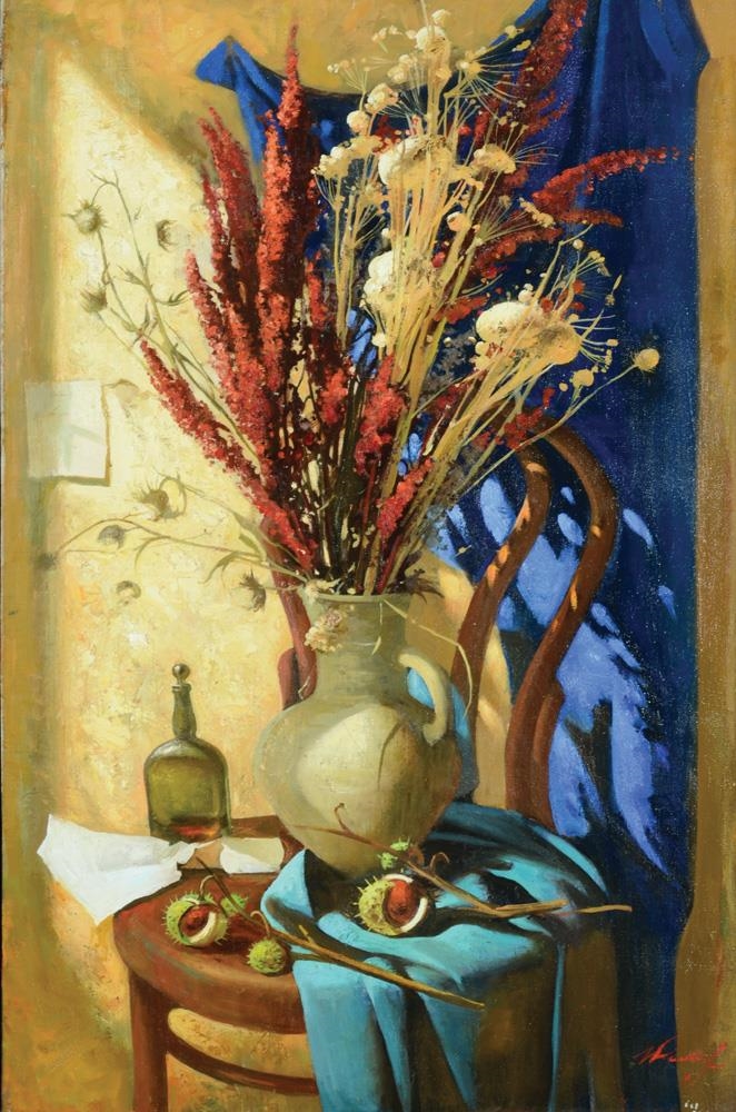 Flower Vase on the Table by Igor Samsonov