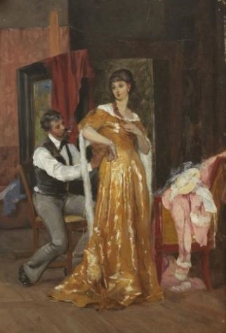 Hugo Birger | Målaren och hans modell | MutualArt