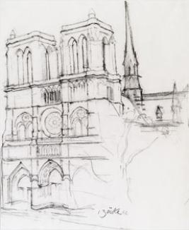 Notre Dame by Herbert Boeckl, 1937