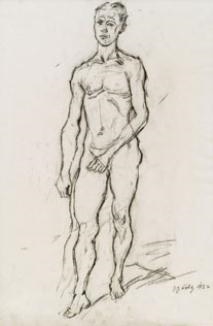 Männerakt by Herbert Boeckl, 1932