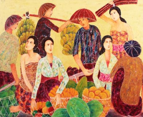 Pasar Buah Payangan by Made Suraja, 2014