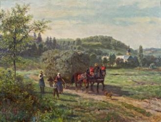 Return from the fields by Fritz van der Venne