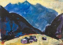 Probably Gonzen near Sargans by Carl Walter Liner