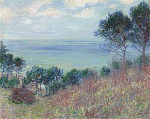La côte de Varengeville by Claude Monet, 1882