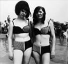 Two Girls in Matching Bathing Suits, Coney Island NY by Diane Arbus, 1967/1972
