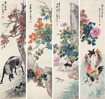 ANIMALS AND FLOWERS - Jin Shaoshi
