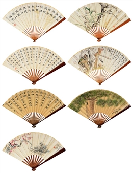 FLOWERS, CALLIGRAPHY - Hu Yongnian