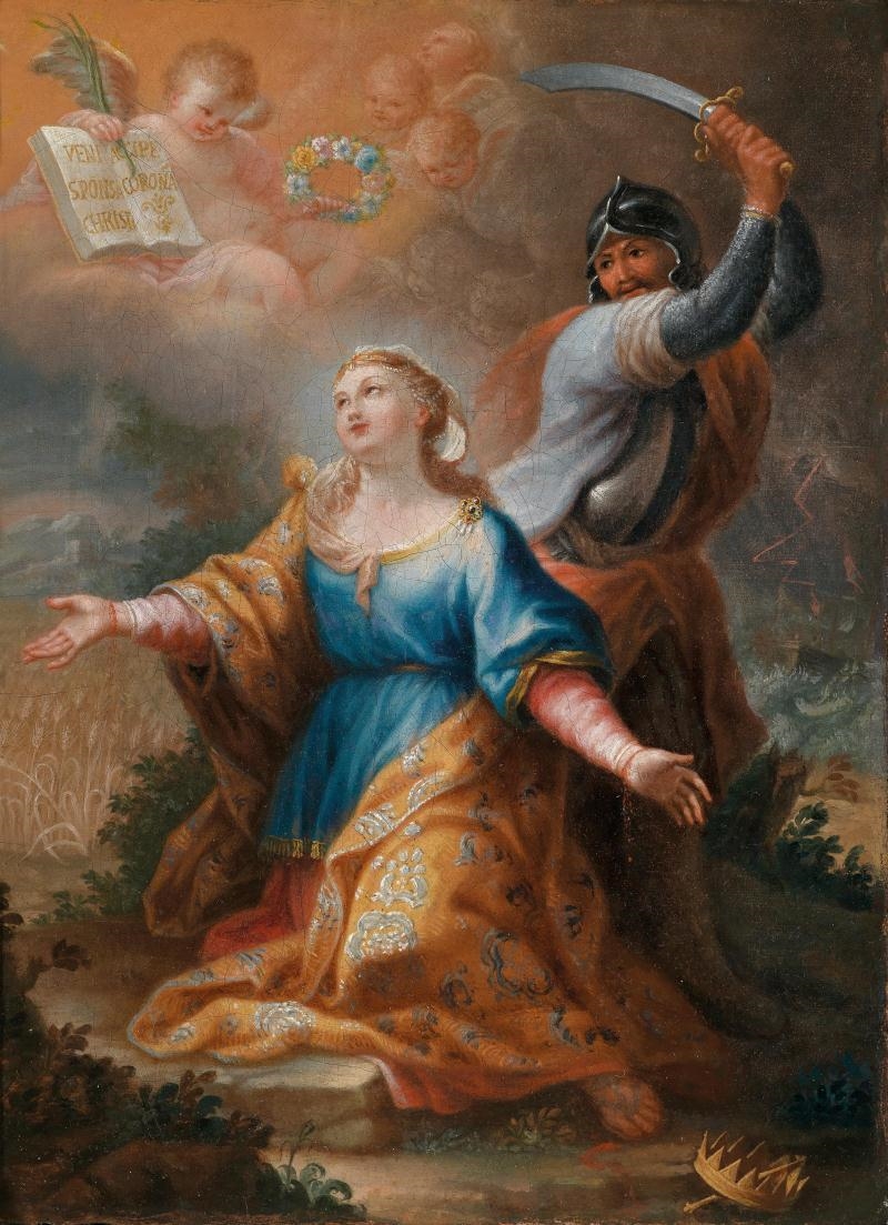 The Martyrdom of Saint Dorothy by Bavarian School, 18th Century, 18th century
