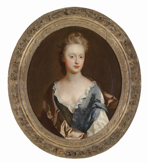 2 Works: Portrait of the Sisters Mary and Margaret Gyfford by John Closterman, 1692