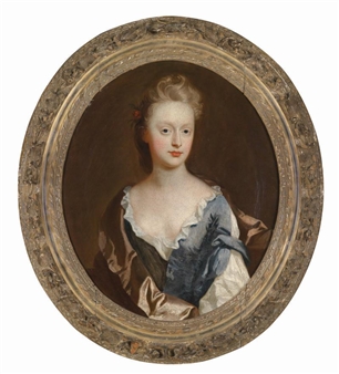 2 Works: Portrait of the Sisters Mary and Margaret Gyfford - John Closterman