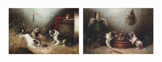 The ambush; and The water-bowl by Edward Armfield