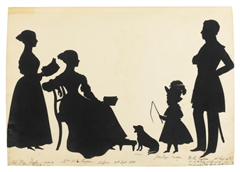 AN ALBUM OF SILHOUETTES OF ‘IRISH CHARACTERS' - Augustin Amant Constant Fidèle Edouart
